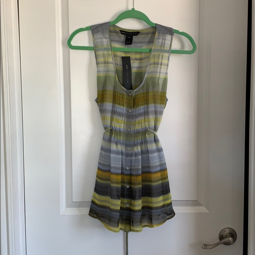 Marc Jacobs XS Dapper Grey Melange Tank